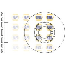 2x Brake Discs Vented For