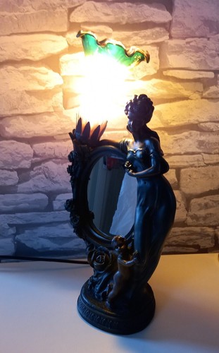 Lily lamp with - mirror", art