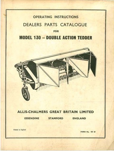 Allis chalmers model 130 - allis,