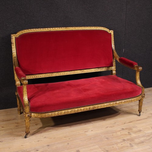 Antique french sofa napoleon - sofa,