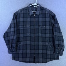 VTG 90s GAP Mens Plaid Wool