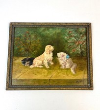 Beautiful Antique Cats and Dog