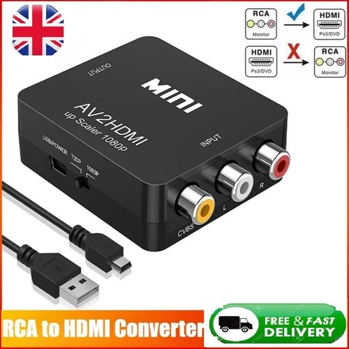 Hdmi 1080p rca cvbs - av,
