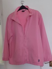 Ladies Pink Cotton Traders Jacket Size XL