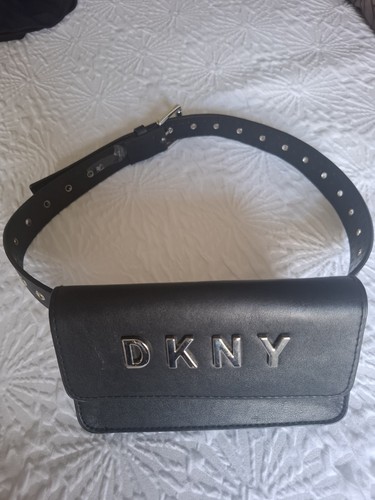 Dkny black bum bag belt - black,