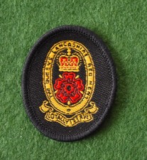 The Queen's Lancashire Regiment Woven Beret badge (3rd Pattern)