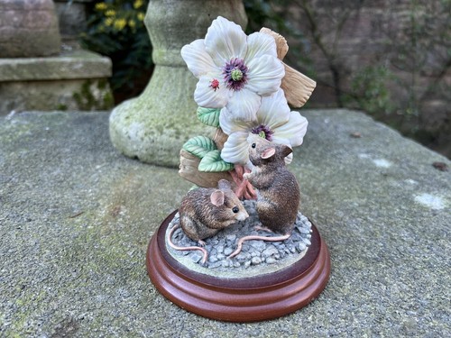 Border fine arts field mice - border,