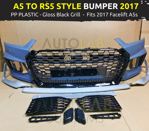 Rs5 bumper style - a5, facelift