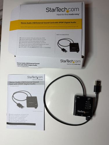 Startech usb external stereo - startech,
