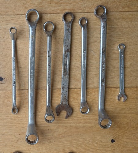 Vintage everest spanners - 7, x