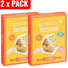 2 Pack Gingerbread House Kits 165g Each | DIY Xmas Baking Set | Christmas Gift