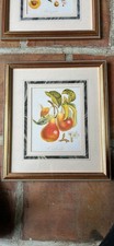 Jean Redoute Botanical Print of Apricot and Pears 40cm x 35cm Framed Art Print