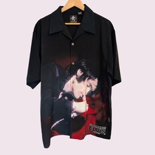 Elvis Presley Shirt Dragonfly Clothing size Large Vintage Made In USA 