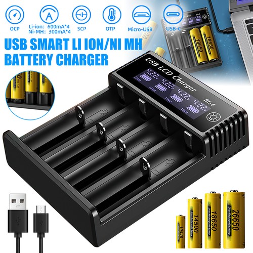 18650 universal 4 slot - 18650,