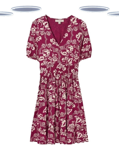 Fat face pink floral - pink, jersey