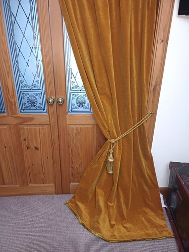 Bespoke velvet door - door, curtain