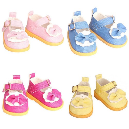 5cm leather bow doil - pu,
