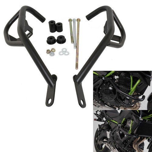 Black engine guard - black, bar