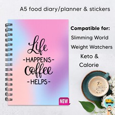 A5 Food Diet Diary Slimming