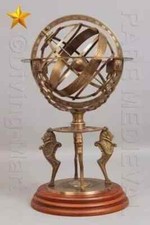 Brass Tabletop Armillary