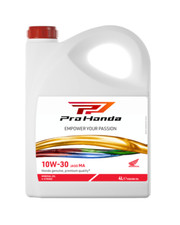 Pro Honda 10W30 4 Stroke Motorcycle Engine Oil JASO MA 4 Litre Genuine