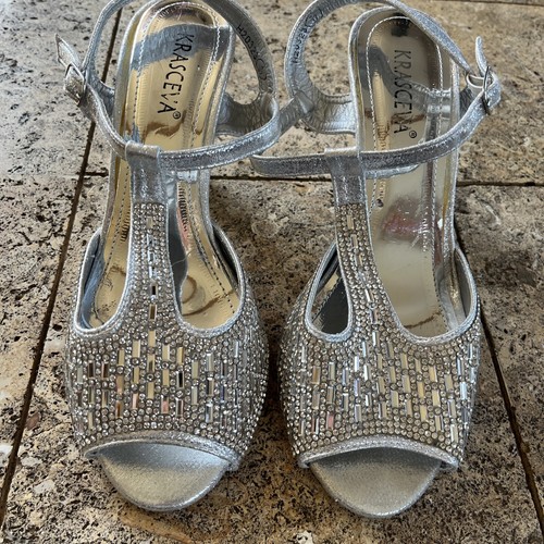 Ladies diamonte shoes size - ladies,