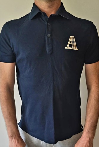 Mens aquascutum navy polo - mens,