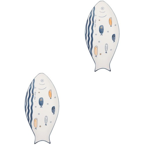 2pcs reusable ceramic fish - 2pcs,