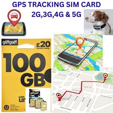 1 x New 2G 4G & 5G GSM Sim