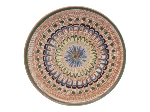 Handmade ceramic plate 17cm - handmade,