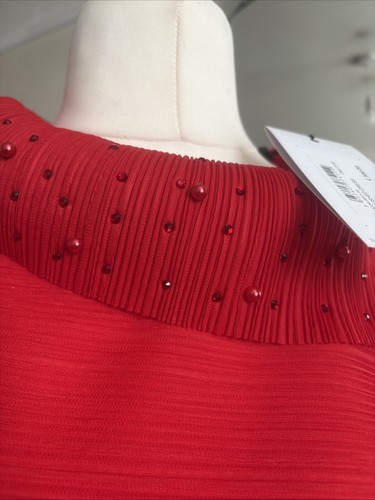 James lakeland red - red, embellished