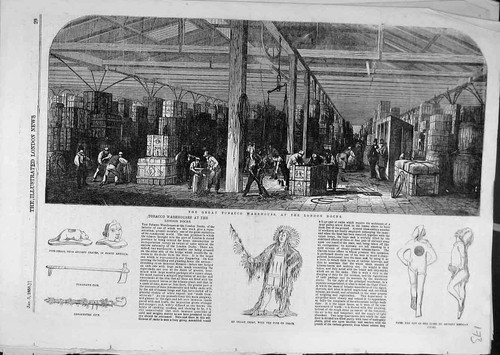 Original old antique print - original,