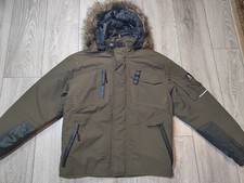 Mascot Tondela Pilot Mens Workwear Jacket Dark Olive Medium Autumn/Winter Hood