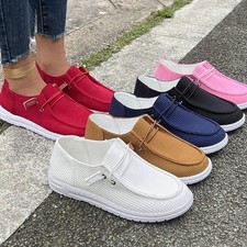 Womens Canvas Trainers