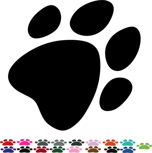 Paw print stickers - lots, of