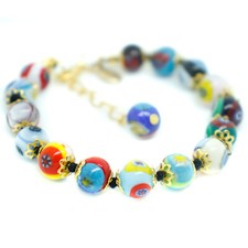 Murano Glass Bracelet Multi