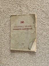 Vauxhall VX 4/90 Owner