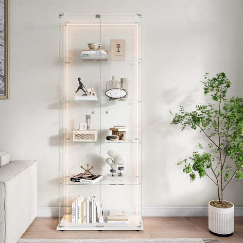 Glass display cabinet with - display,
