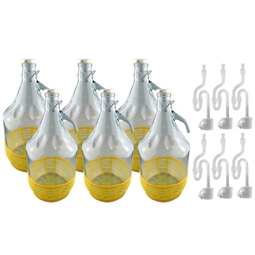 Glass demjohns carboys with - glass, demjohns/carboys