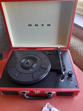 Bush Red Classic Turntable
