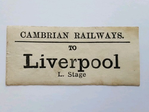 Cambrian railways luggage - cambrian,