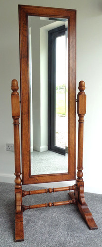 Bylaw oak free standing cheval - bylaw,