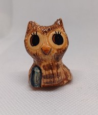 miniature owl figurine by Philip Laureston Made In  England Collectable Bird 