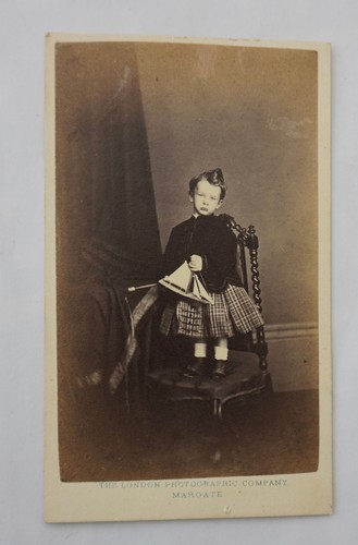 Cdv boy wearing skirt - of,