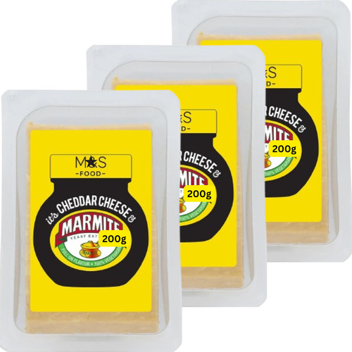 Marmite cheddar cheese - m&s,