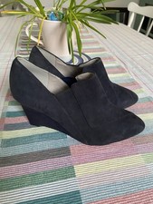 M&S Ankle Boots Uk4 Navy Blue
