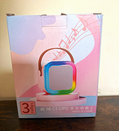 Portable karaoke system purple - karaoke,