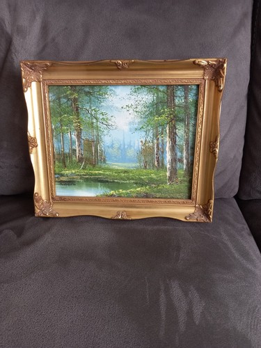 Small vintage oil painting - small,