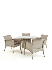 Athens Dining Table Chairs Set Kitchen Breakfast Bistro Garden Patio Furniture