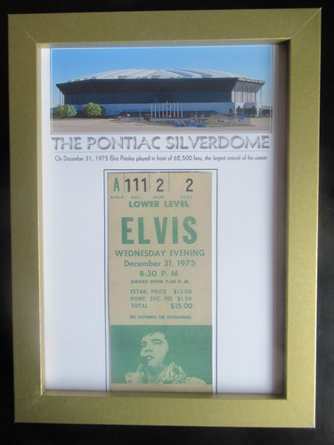 Elvis 1975 concert ticket - ,